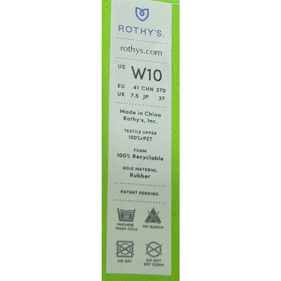 Rothy's The Loafer Cornflower Blue Slip On Round Toe Shoes Womens Size US 9,10 - Picture 10 of 10